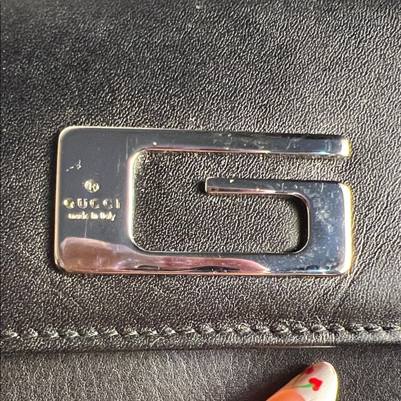 Gucci Vintage G Continental Black Leather Wallet - Picture 9 of 9
